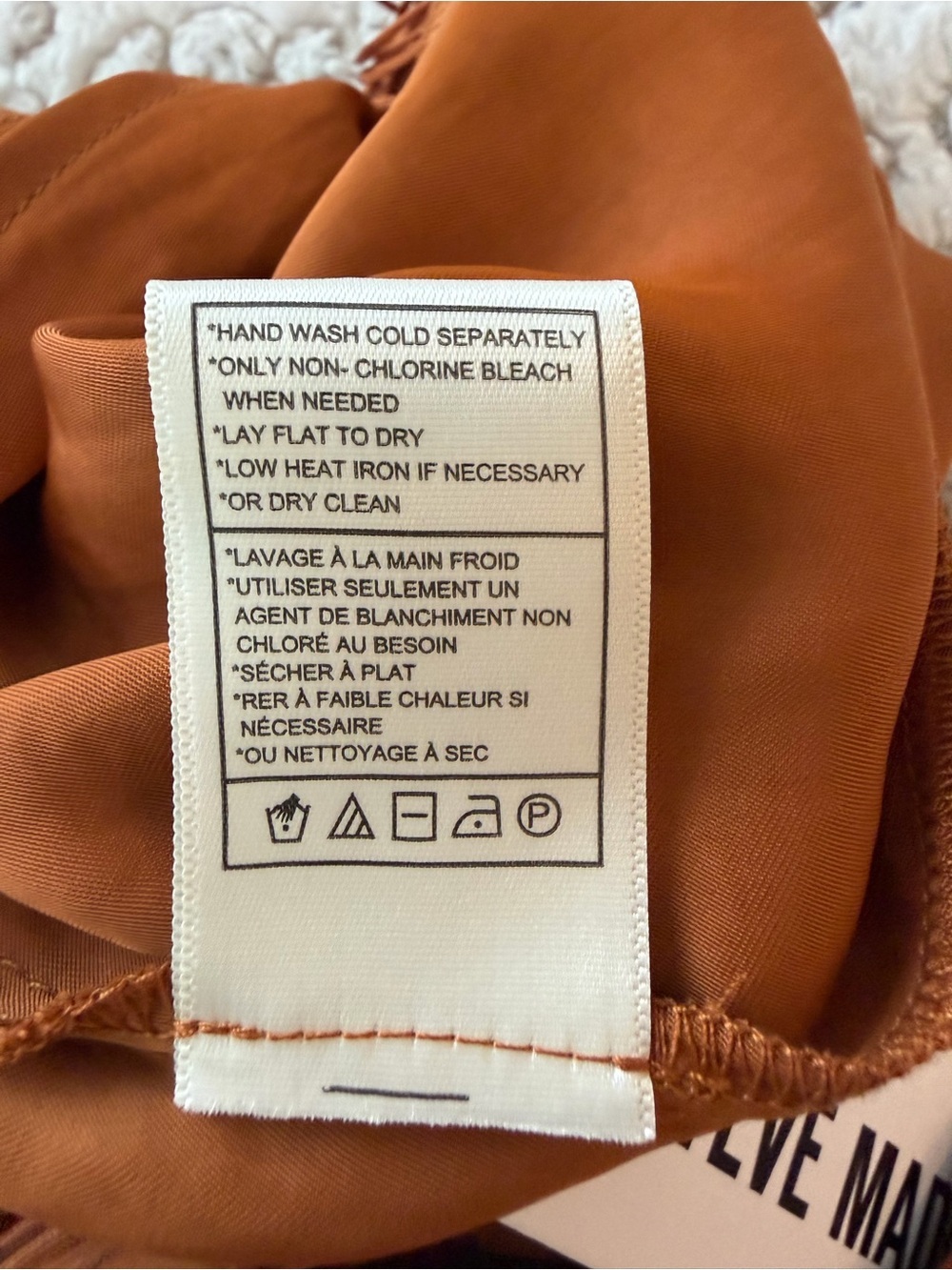 NWT Steve Madden Rust Brown Fringe Sarong Wrap - Picture 5 of 5